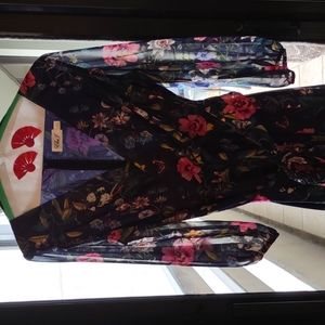 Eliza J Floral Midi Dress